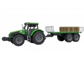 Traktor z przyczepą, dźwiękami i światłem MIx (107813)