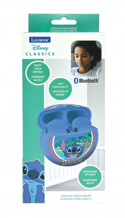Słuchawki bezprzewodowe Stitch bluetooth Lexibook HPBT05D
