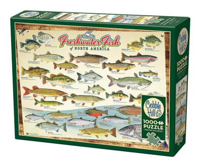 Puzzle 1000 Ryby słodkowodne Ameryki Północnej 113137