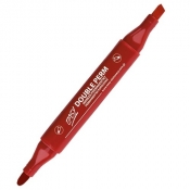 Marker permanentny Double perm czerwony