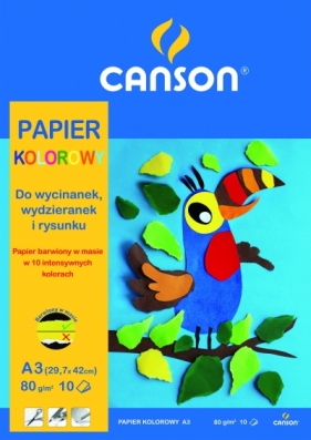 Papier kolorowy A3/10ark. 80g (400075203)