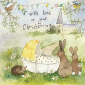 Karnet Chrzest Zwierzaki