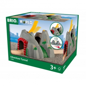 Brio Trains & Vehicles : Tory - tunel z mostem i dźwiękami (63348100)