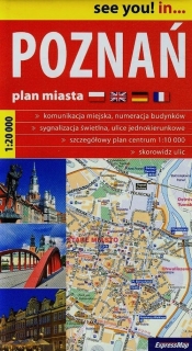 Poznań plan miasta 1:20 000