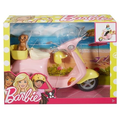 Barbie skuter ze szczeniaczkiem (DVX56)