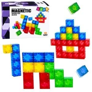 <img src='https://webimage.pl/pics/815/0/d5907990210097.jpg' style='height:440px' /> Klocki magnetyczne Kostki Kolorowe 3D 160el