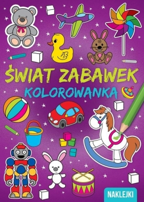 Kolorowanka A4 Świat zabawek - Opracowanie zbiorowe