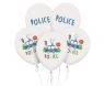 Balony Policja - Police 30cm 5szt