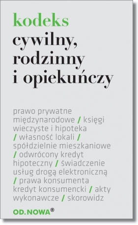 Kodeks cywilny, rodzinny i opiekuńczy