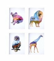 Zeszyt Animal Earth A5/80K kratka (10szt) STRIGO