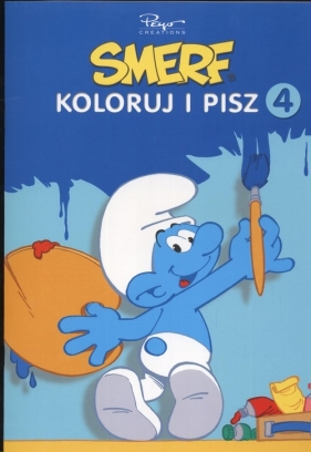 Smerf Koloruj i pisz 4