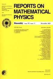 Reports on Mathematical Physics 92/3 Eksport