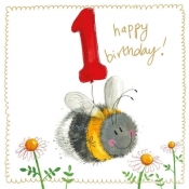 Karnet Urodziny 1 Roczek S536 Pszczółka
