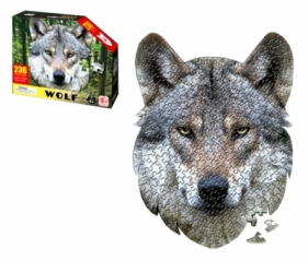 Puzzle 236 elementów wilk