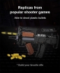 Klocki CADA. Karabin maszynowy Groza Rifle Pistolet Broń + naboje 1504 elementy
