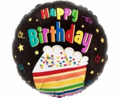 Balon foliowy Rainbow cake