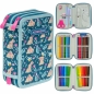Astrabag, Piórnik Jumbo potrójny z wyposażeniem - Candy Bunny, AC31