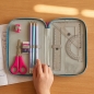 Astrabag, Piórnik Jumbo potrójny z wyposażeniem - Candy Bunny, AC31