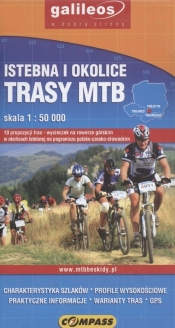 Istebna i Okolice trasy MTB Mapa turystyczna 1: 50 000