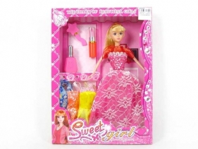 Lalka 30 cm. z szafą