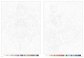 Art therapy. Kolorowanka antystresowa. Stroje różnych kultur. Zagadkowe rysunki - Sandrine Fourrier, Nathalie Lavaud