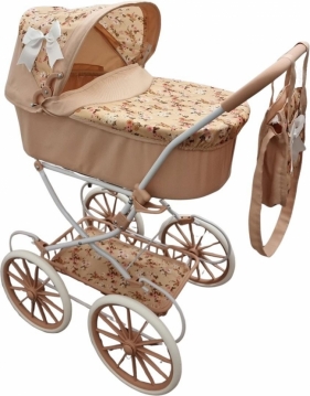 Wózek Retro dla lalek z torbą