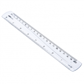 Linijka - Pioner - przeźroczysta, 20 cm