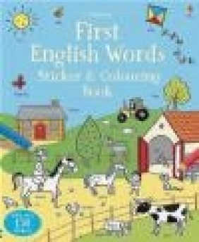 First English Words Sticker and Colouring Book Kirsteen Robson