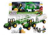 Mini Farma Traktor z przyczepą