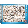  Puzzle 1000 The world of dogs 6000-058110+
