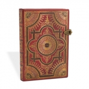Notatnik Mini Ventaglio Rosso w linie - <br />
