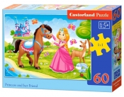 Puzzle Princess and Her Friend 60 elementów (06816)