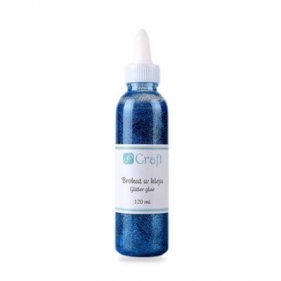 Brokat w kleju, 120 ml - light blue (DPBK-004)