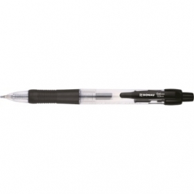 Długopis żelowy Donau automatyczny czarny 0,5mm 7344001PL-01