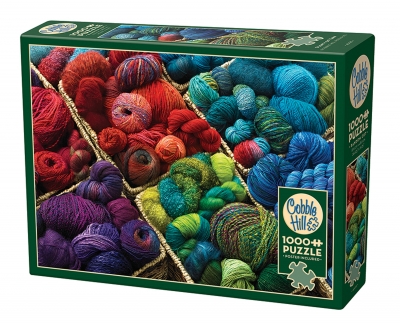 Puzzle 1000 Kłębki włóczki 112197