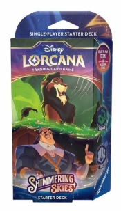 Ravensburger, Disney Lorcana: Shimmering Skies - Emerald Steel - zestaw startowy A