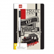 Lego, notatnik Train of Thought z płytką i długopisem (52381)