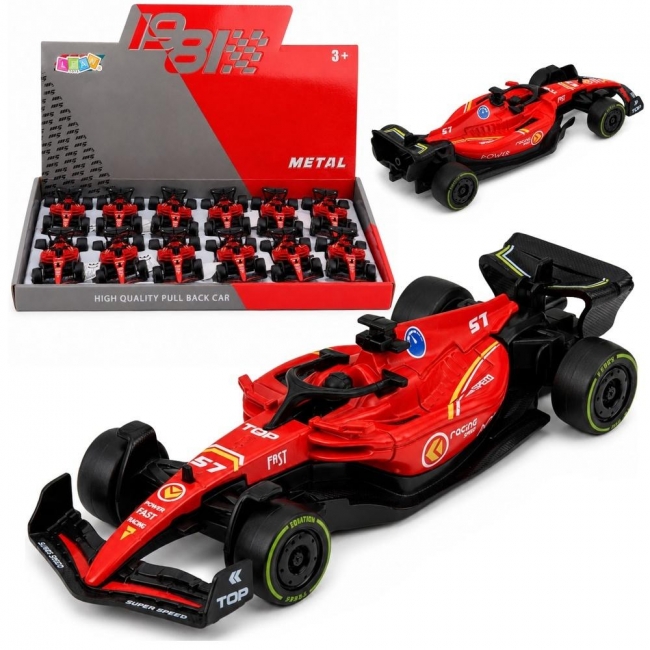 <img src='https://webimage.pl/pics/817/5/d5905991085096.jpg' style='height:440px' /> Wyścigówka metalowa formuła napęd pull back 1:43
