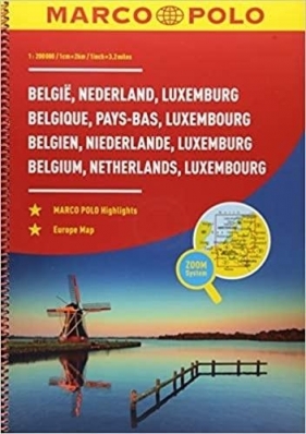 Atlas samochodowy - Beneluks. Belgia.. 1:200 000 - Praca zbiorowa