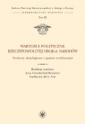 Wartości polityczne Rzeczypospolitej Obojga Narodów Struktury aksjologiczne i