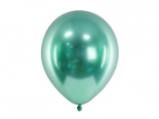 Balony Glossy 30cm 10szt butelkowa zieleń