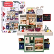Kuchnia dla dzieci z akcesoriami światło para...