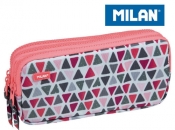 Piórnik MILAN 3-komorowy GEO róż (081135GEP)