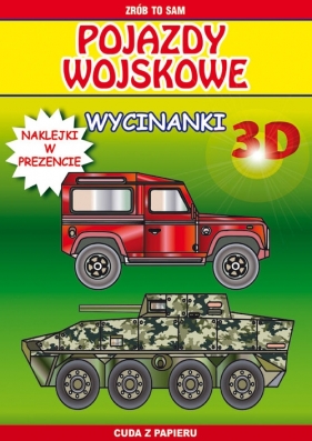 Pojazdy wojskowe Wycinanki 3D - Tonder Krzysztof