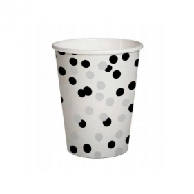Kubki papierowe eko Confetti 250ml 10szt