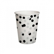 Kubki papierowe eko Confetti 250ml 10szt