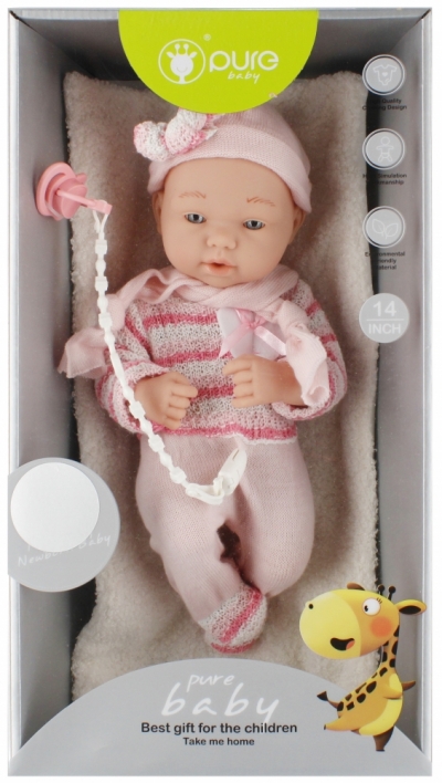 <img src='https://webimage.pl/pics/818/6/d5904335886818.jpg' style='height:440px' /> Lalka bobas 25cm z akcesoriami