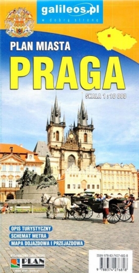 Praga plan miasta 1:10 000 - Praca zbiorowa