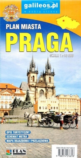 Praga plan miasta 1:10 000 - Opracowanie zbiorowe