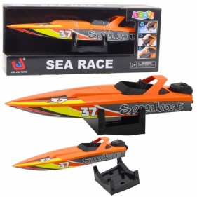 Motorówka nakręcana do wody pomarańczowa